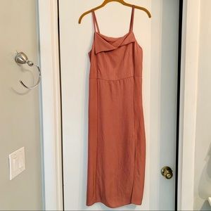 Vince Twist-Front Slip Dress
